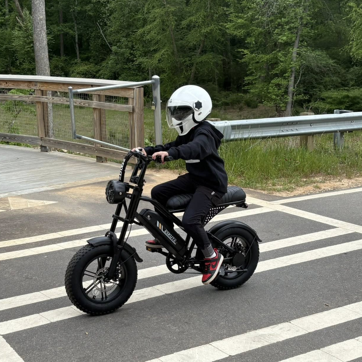 Eskute® V100 16*4.0" Electric Bike for Kids&Teens