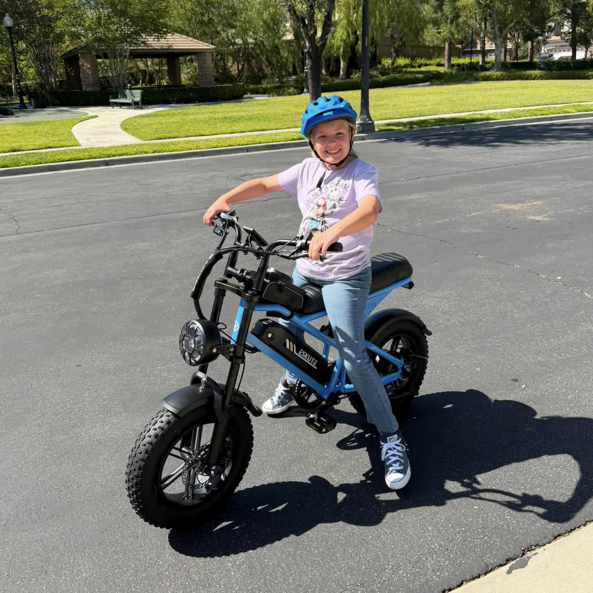 Eskute® V100 16*4.0" Electric Bike for Kids&Teens