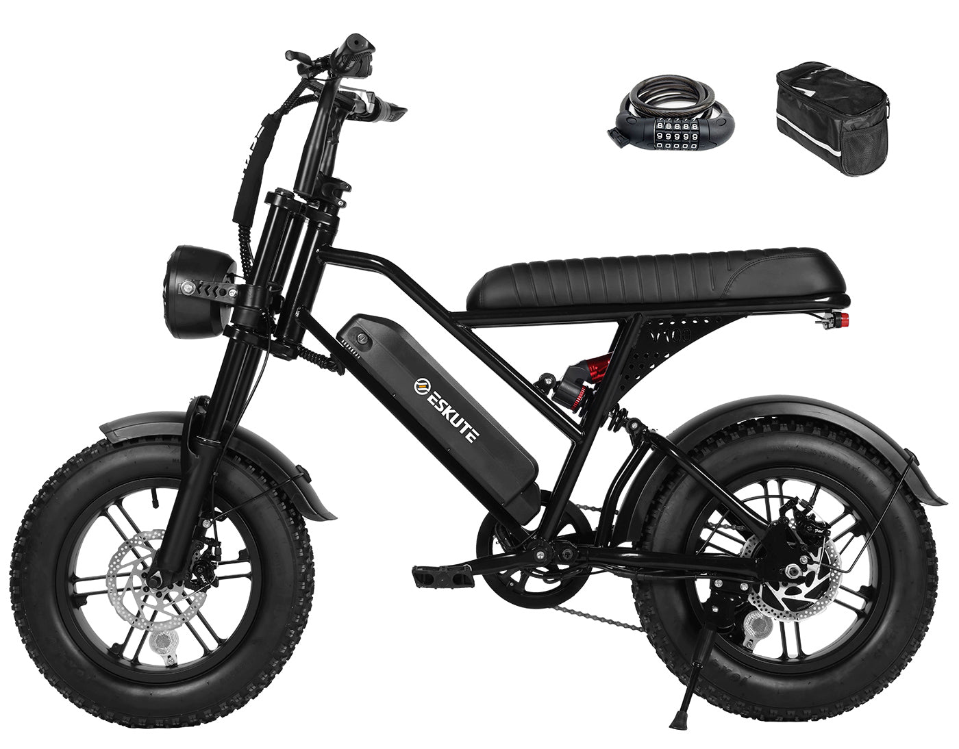 Eskute® V100 16*4.0" Electric Bike for Kids&Teens
