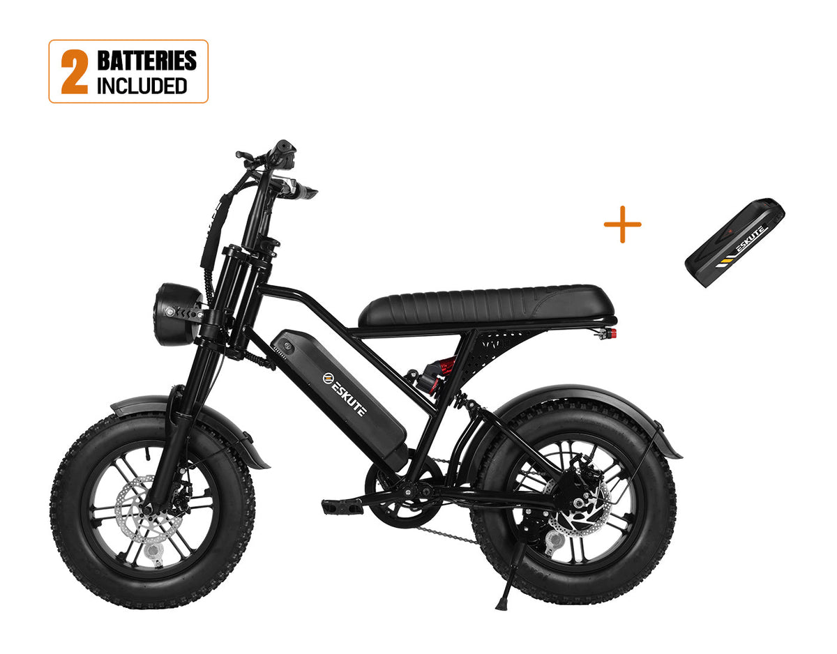 Eskute® V100 16*4.0" Electric Bike for Kids&Teens