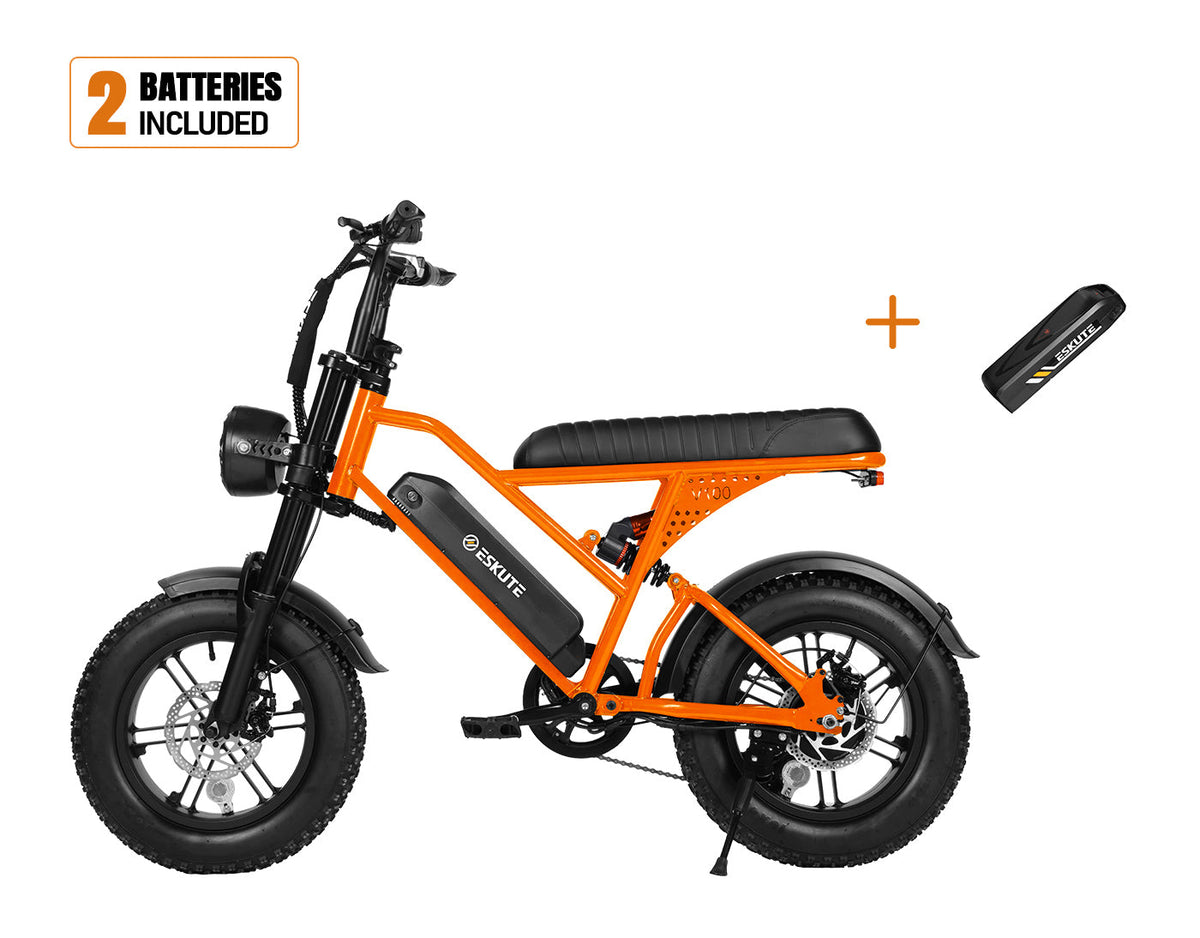 Eskute® V100 16*4.0" Electric Bike for Kids&Teens