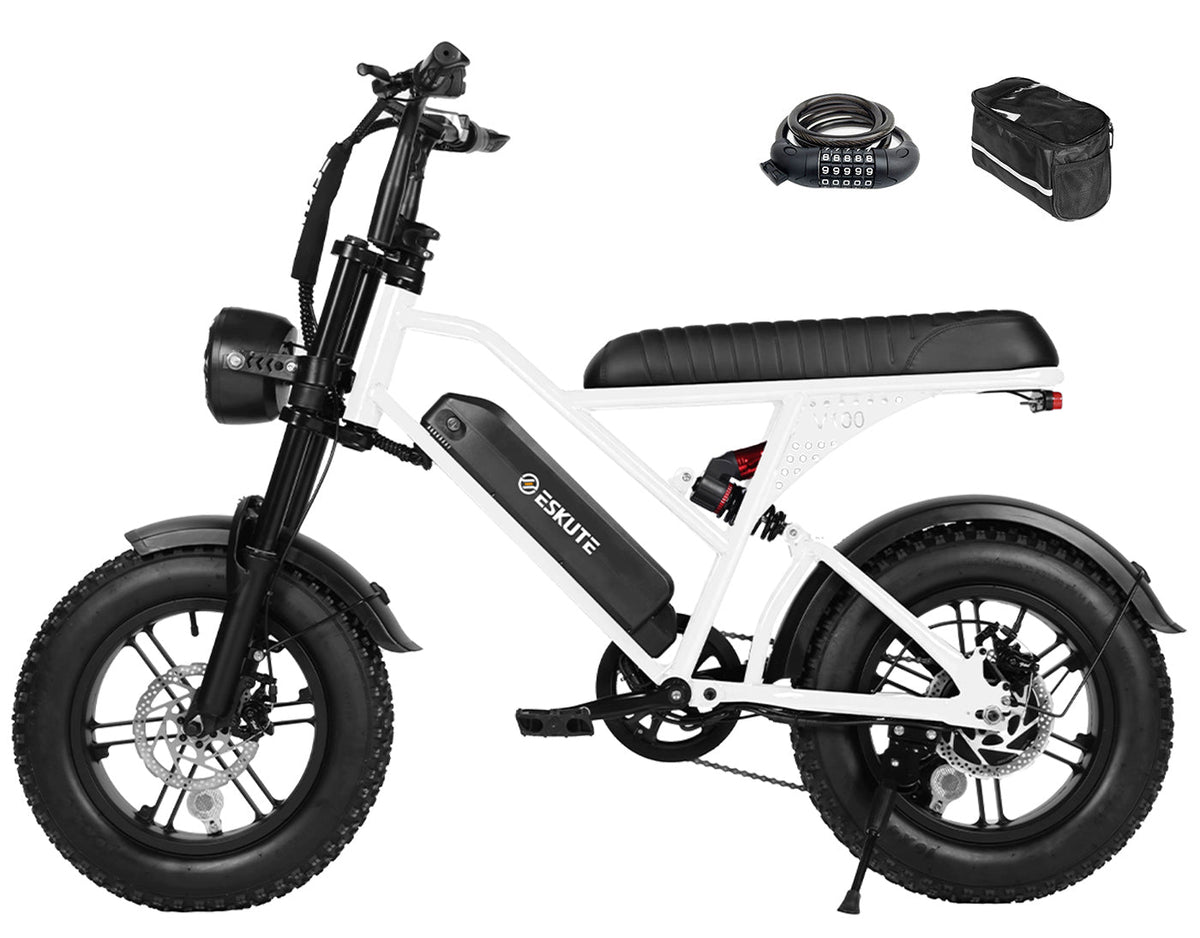 Eskute® V100 16*4.0" Electric Bike for Kids&Teens