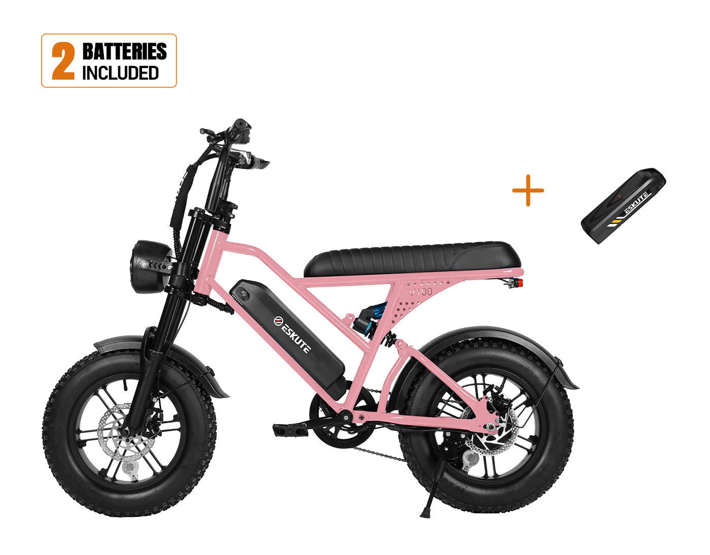 Eskute® V100 16*4.0" Electric Bike for Kids&Teens