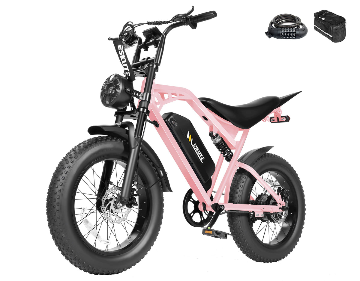 Eskute® V200 20*4.0" Dirt Electric Bike for Kids&Teens