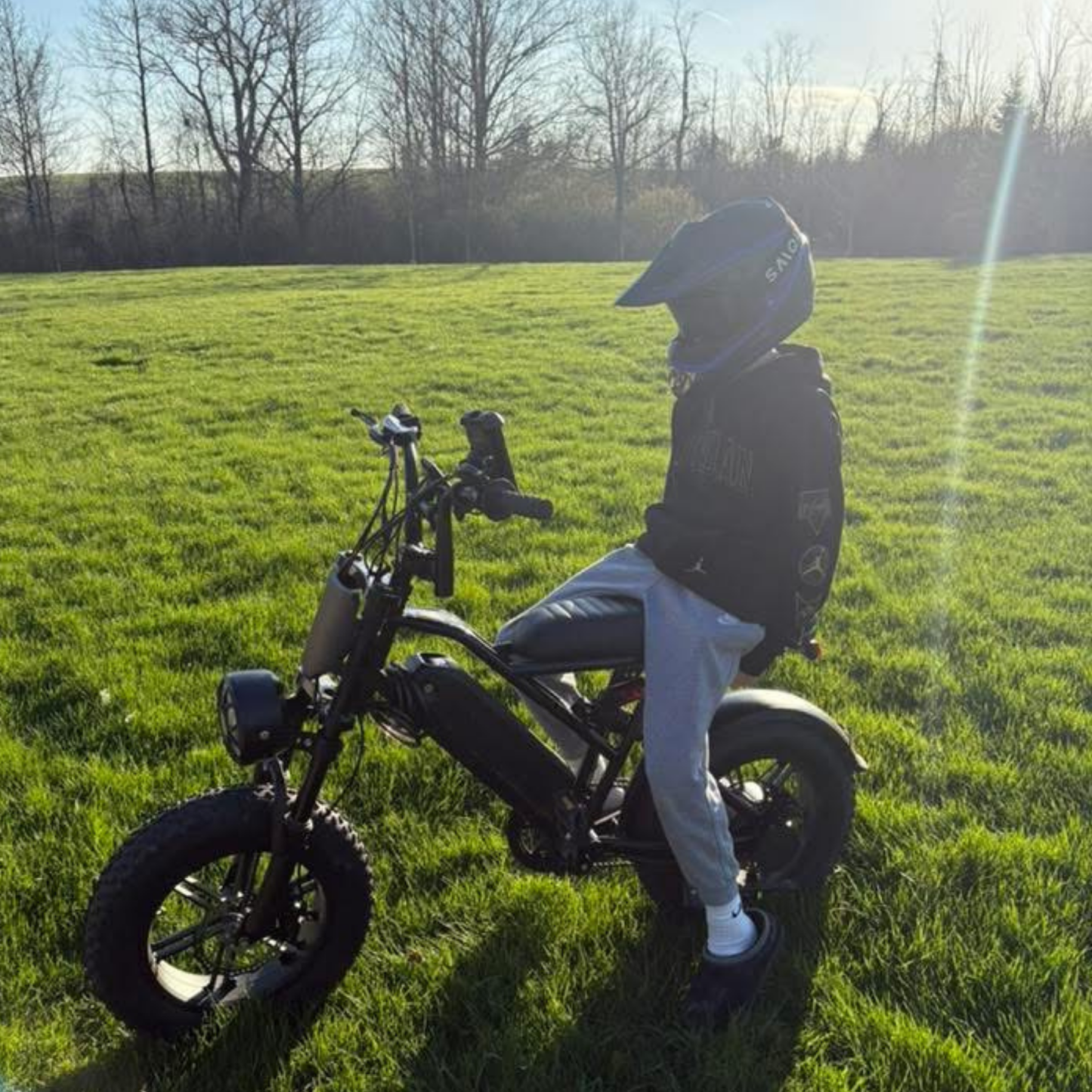 Eskute® V100 16*4.0" Electric Bike for Kids&Teens